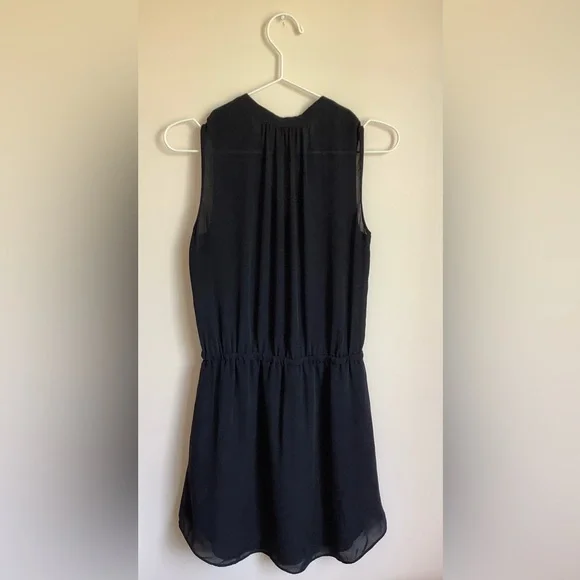 Aritzia Babaton 100% silk mini dress - black size XS - Picture 4 of 6